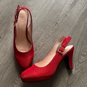 Ruby Red Heels